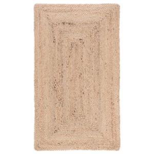 Alfombra yute INSPIRE Yute Ronda Nt blanco rectangular