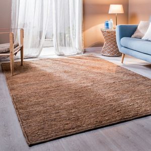 Alfombra pie de cama yute Yute Ubeda Nt natural rectangular