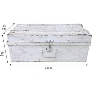 Maleta de metal acabado artesanal