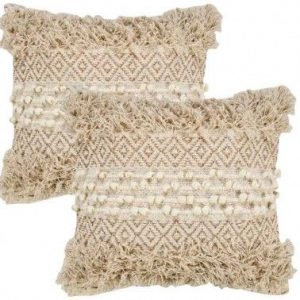 Conjunto 2 Cojines Cuadrados Estilo Boho Life