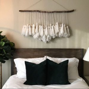 Boho Tassel móvil pared Garland pared colgante