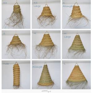 Doum en suspensión hecho de fibras naturales