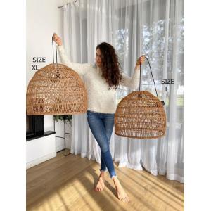 Lámpara colgante Rattan Chandelier