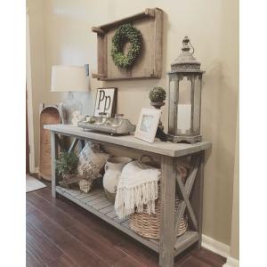 Mesa de consola de casa de campo