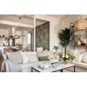 Un piso muy chic y bonito en Madrid que antes era estrecho y oscuro reformado