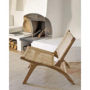 Butaca natural - rústico - madera - beida