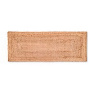 Alfombra pasillera yute Yute Ibiza marrón natural