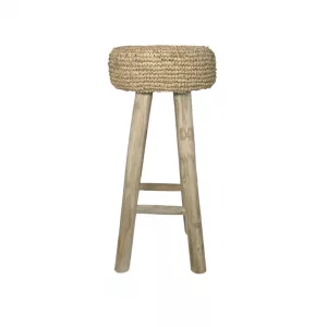 RAFFIA BAR STOOL