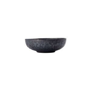 PION STONEWARE BOWL | BLACK 22X7CM