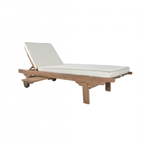 TULUM TEAK SUNBED | 200X71X33CM